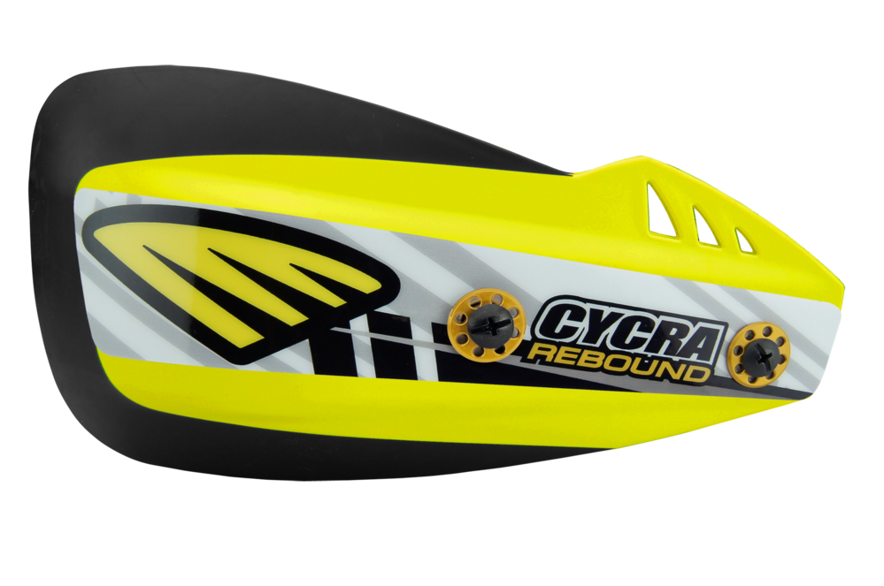 Cycra Rebound Handguards Racer Pack Yellow w/Alloy Mounts