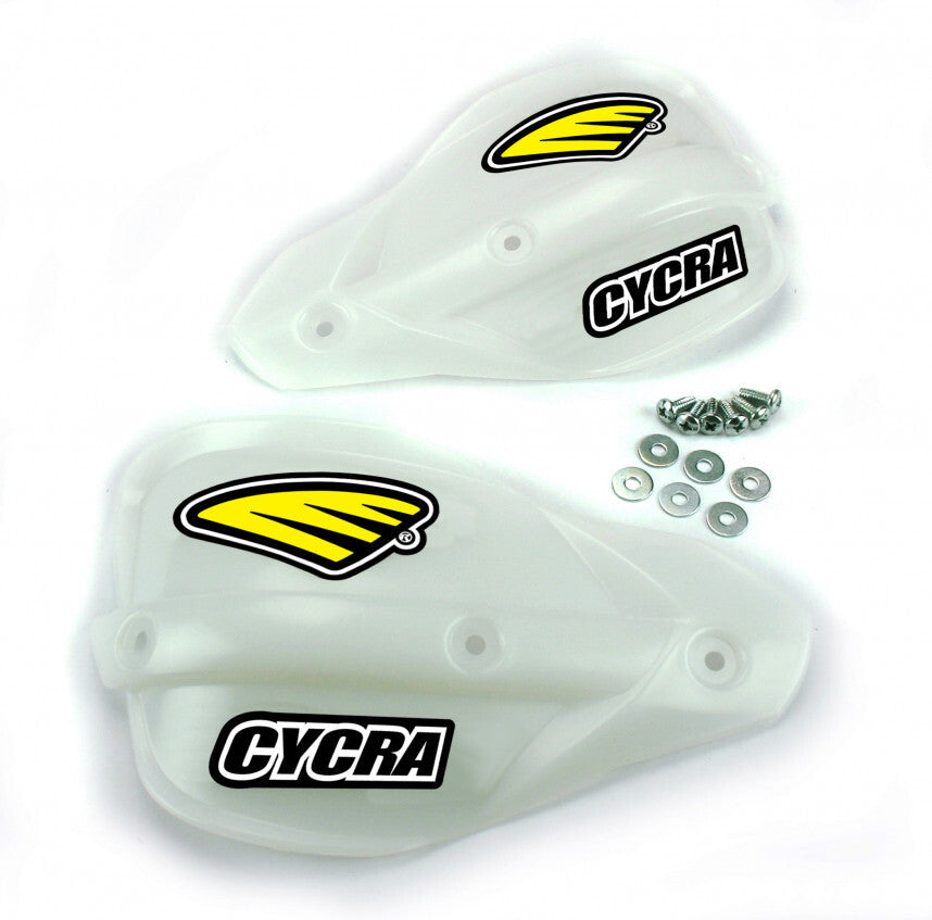 Cycra Replacement Enduro Handguard Shields Natural for Probend Alloy Bars Standard & CRM Alloy Bars (non-Ultra)