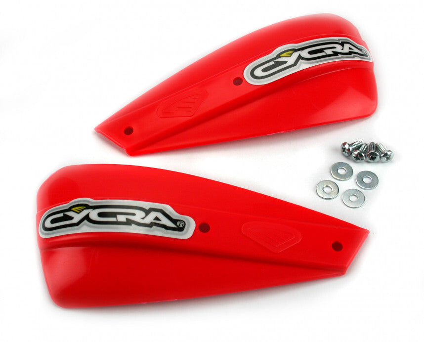 Cycra Replacement Low Profile Enduro Handshields Red for Probend Alloy Bars