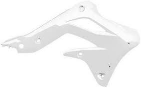 Cycra Powerflow Radiator Shrouds White for Kawasaki KX450 19-20