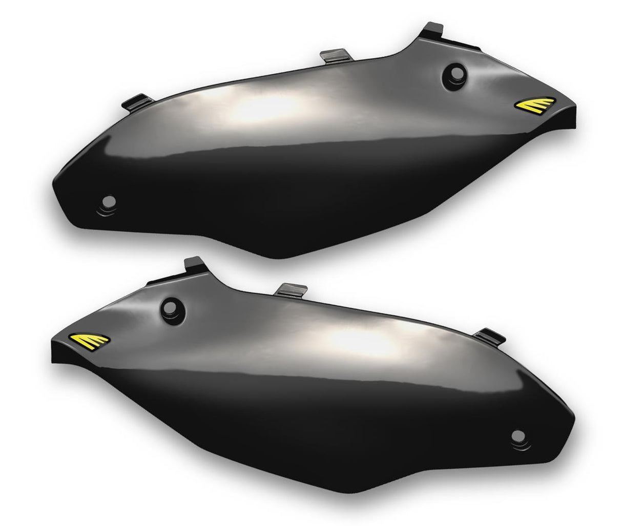 Cycra Side Number Panels Black for Kawasaki KX450 19-20