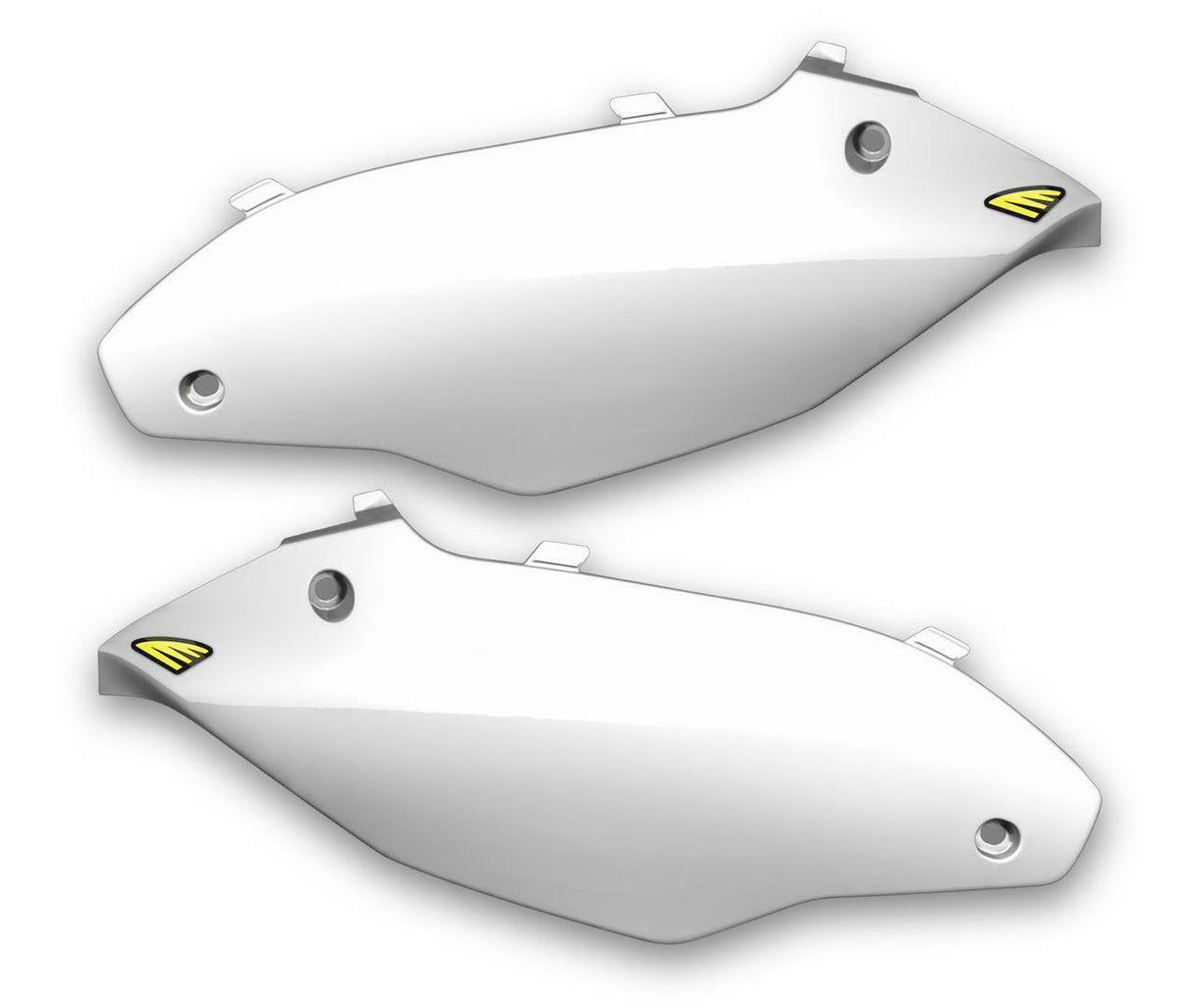 Cycra Side Number Panels White for Kawasaki KX450 19-20