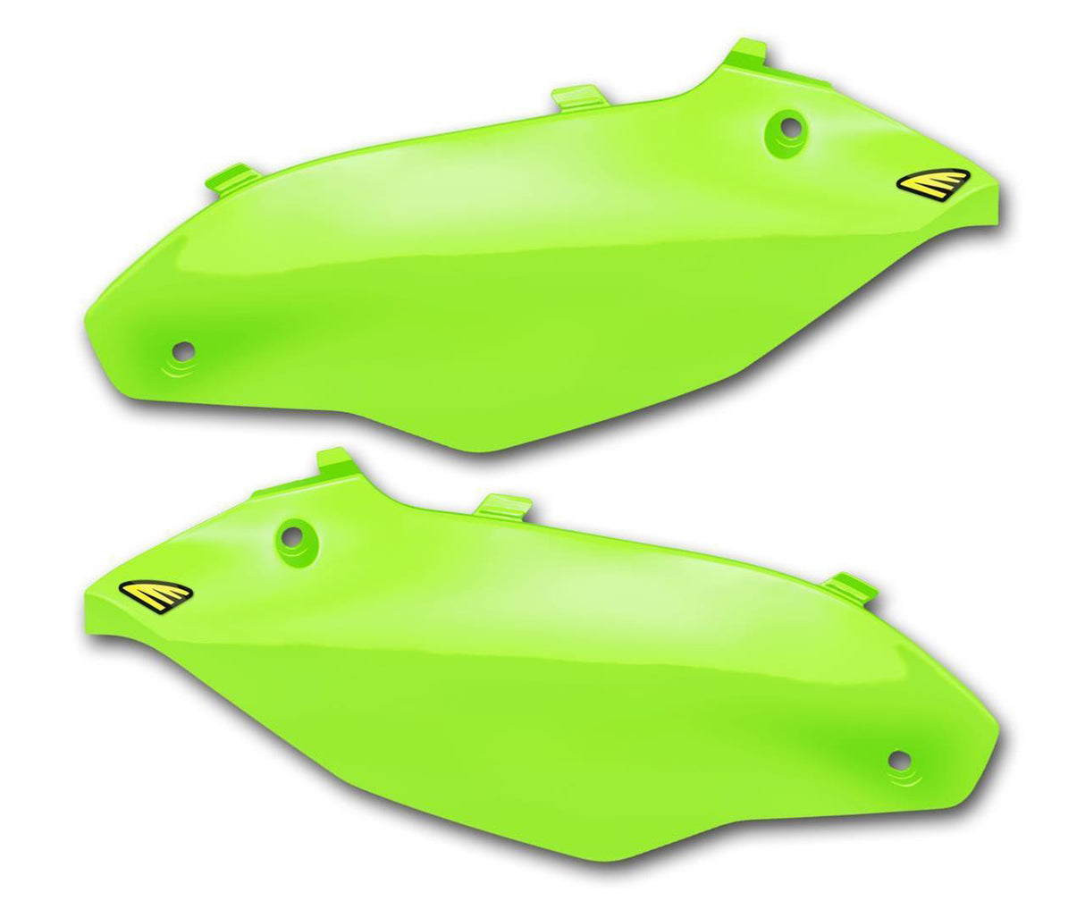 Cycra Side Number Panels Green for Kawasaki KX450 19-20