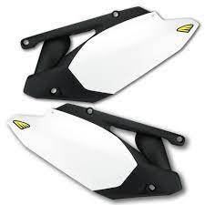 Cycra Side Number Panels White/Black for Yamaha YZ450F 10-13