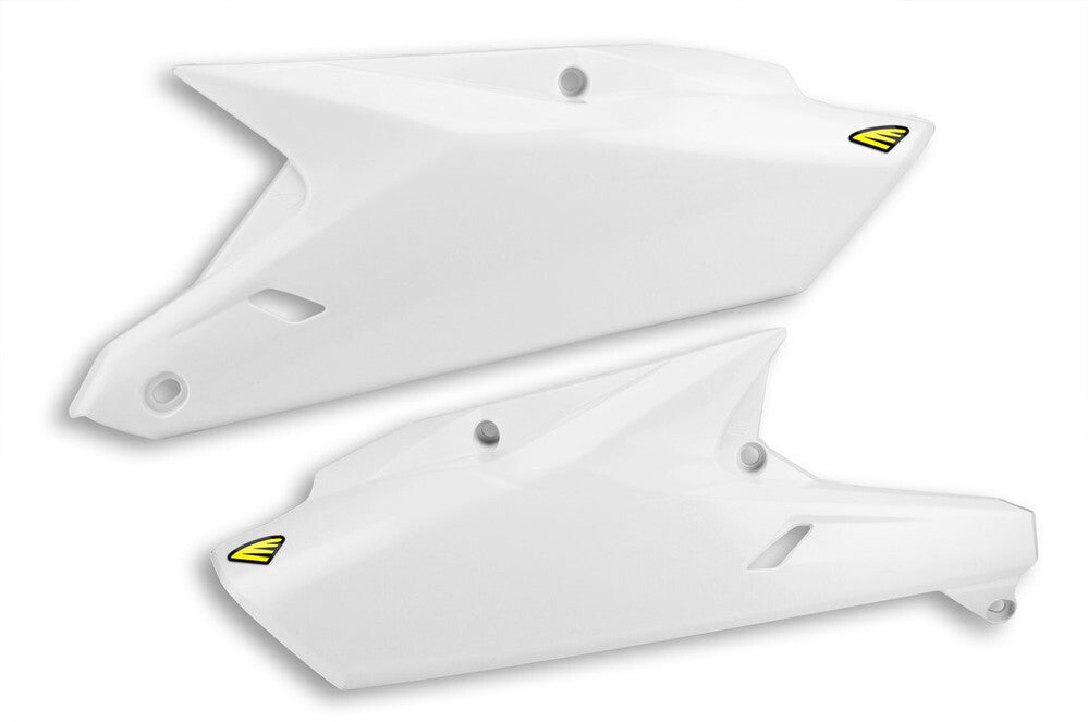 Cycra Side Number Panels White for Yamaha YZ250F 14-18/YZ450F 14-17