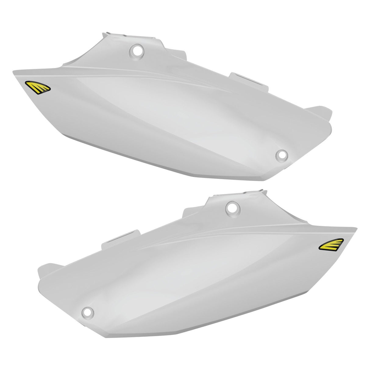 Cycra Side Number Panels White for Yamaha YZ125/YZ250 05-14