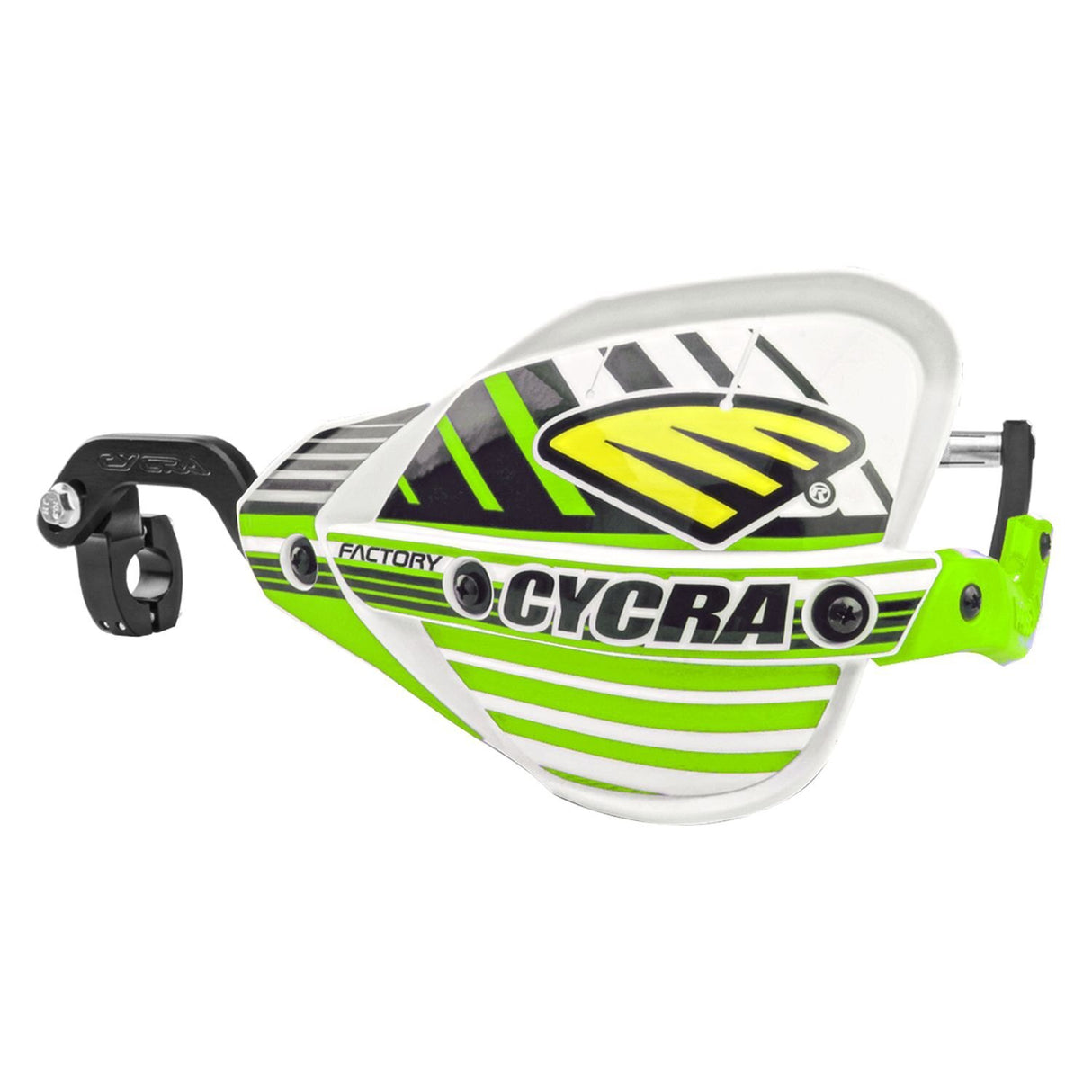 Cycra Factory Probend CRM Handguard Racer Pack Green w/1-1/8" Clamps