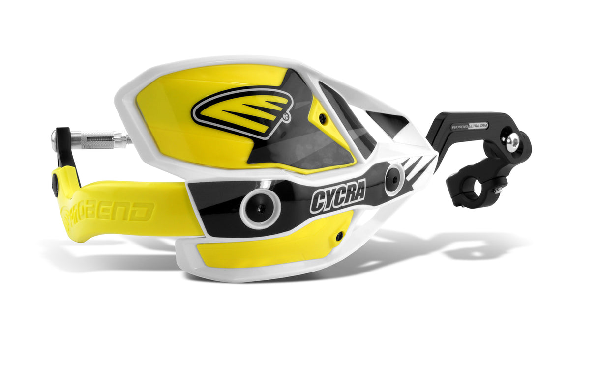 Cycra Ultra Probend CRM Handguards Racer Pack Yellow w/1-1/8" Clamp