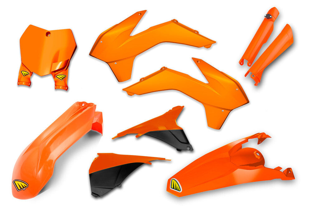 Cycra Powerflow Plastics Body Kit Orange for KTM SX/XC-F/XC/SX-F Models