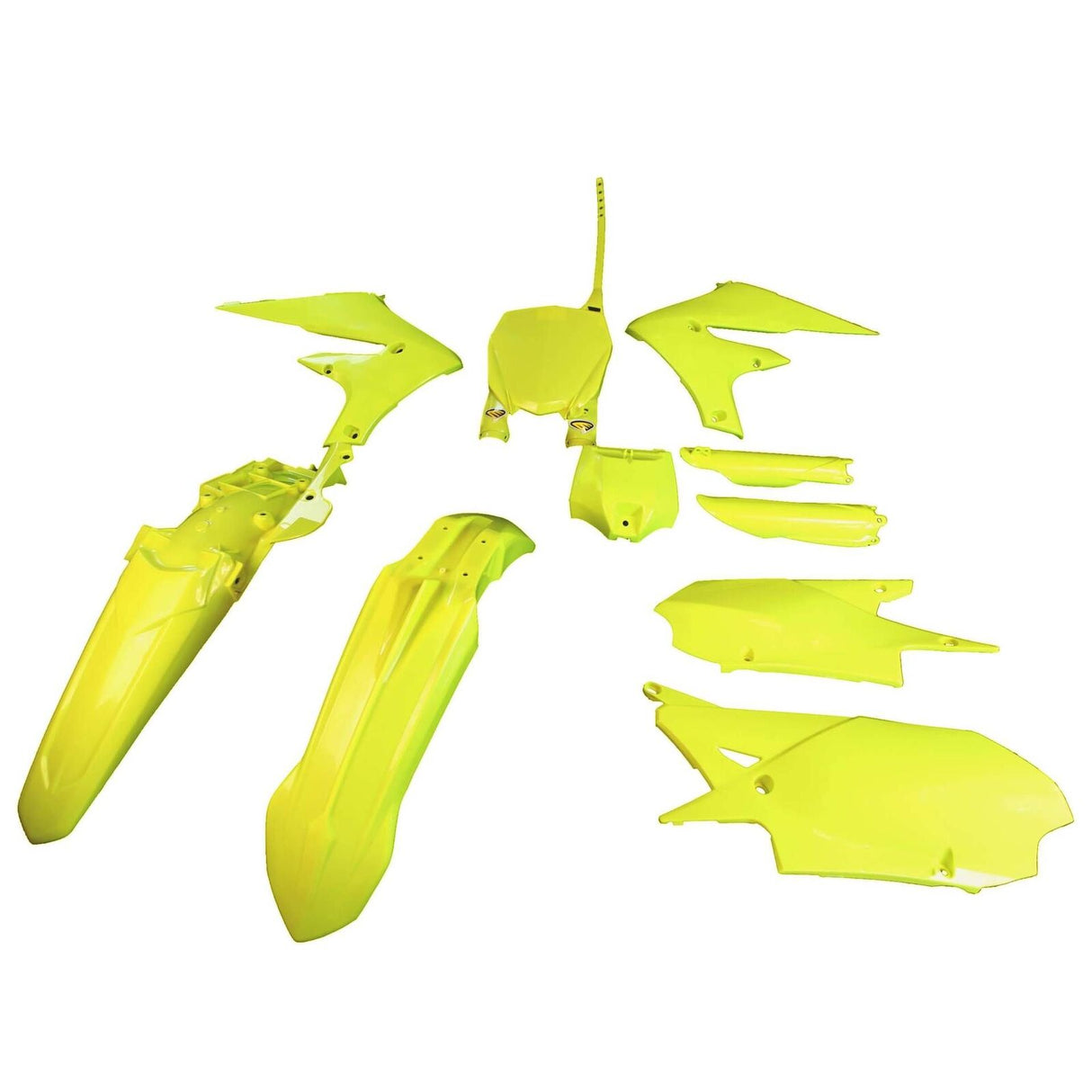 Cycra Powerflow Plastics Body Kit Yellow for Yamaha YZ250F 2019/YZ450F 18-19