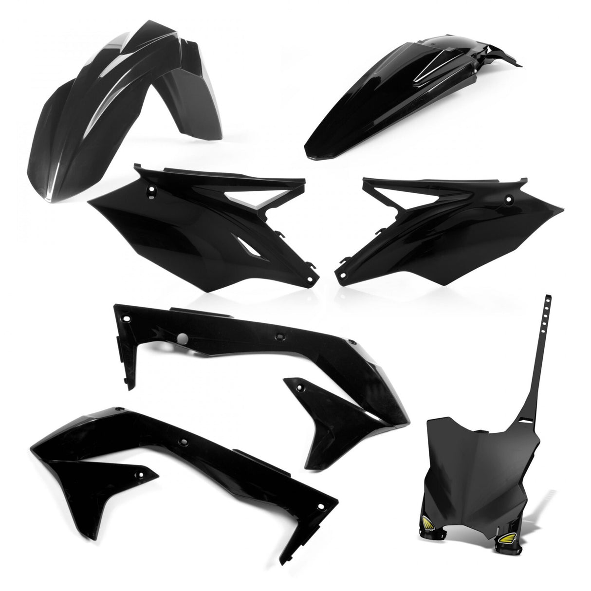 Cycra 5 Piece Replica Plastics Body Kit Black for Kawasaki KX450F 16-18