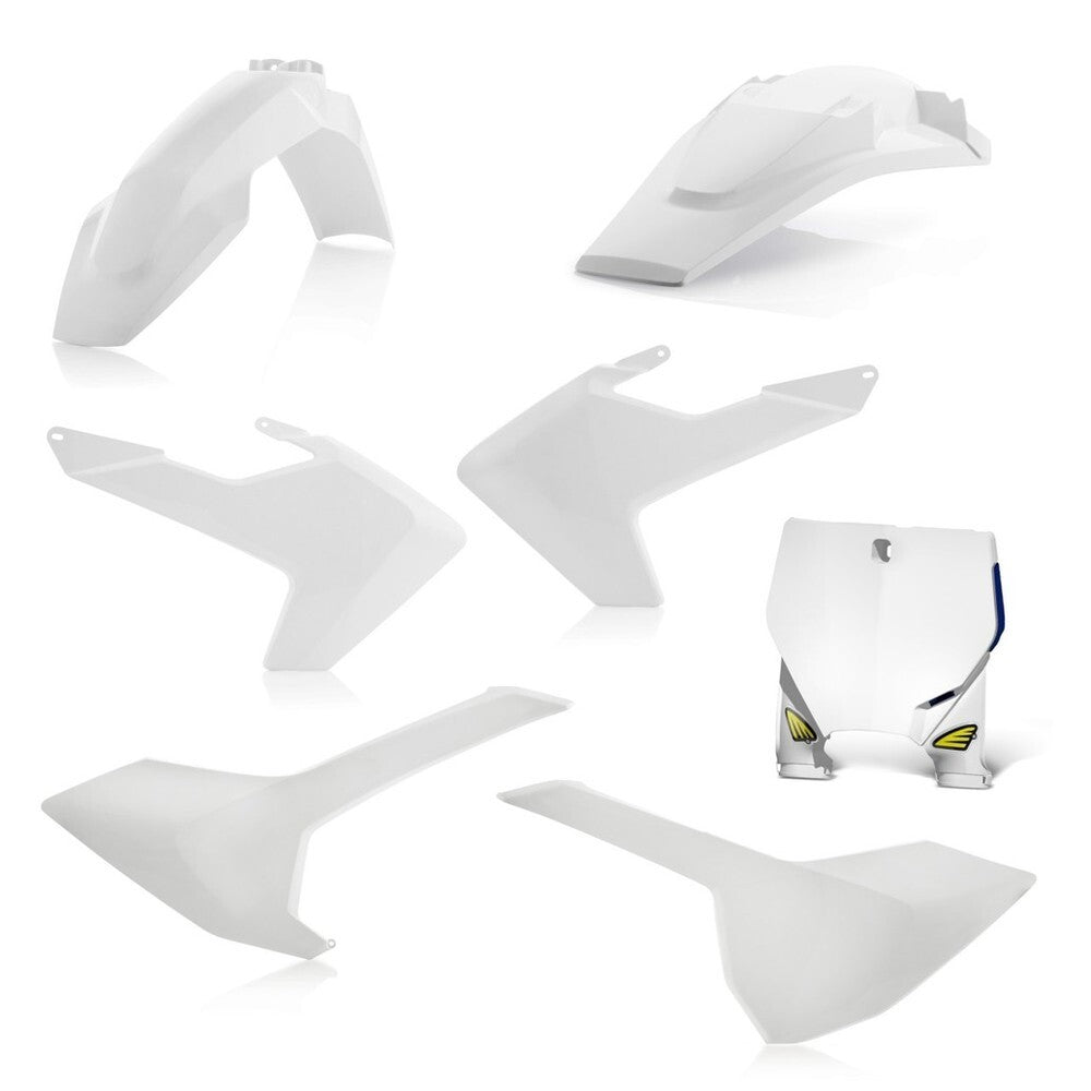 Cycra 5 Piece Replica Plastics Body Kit White for Husqvarna TC/FC 16-18