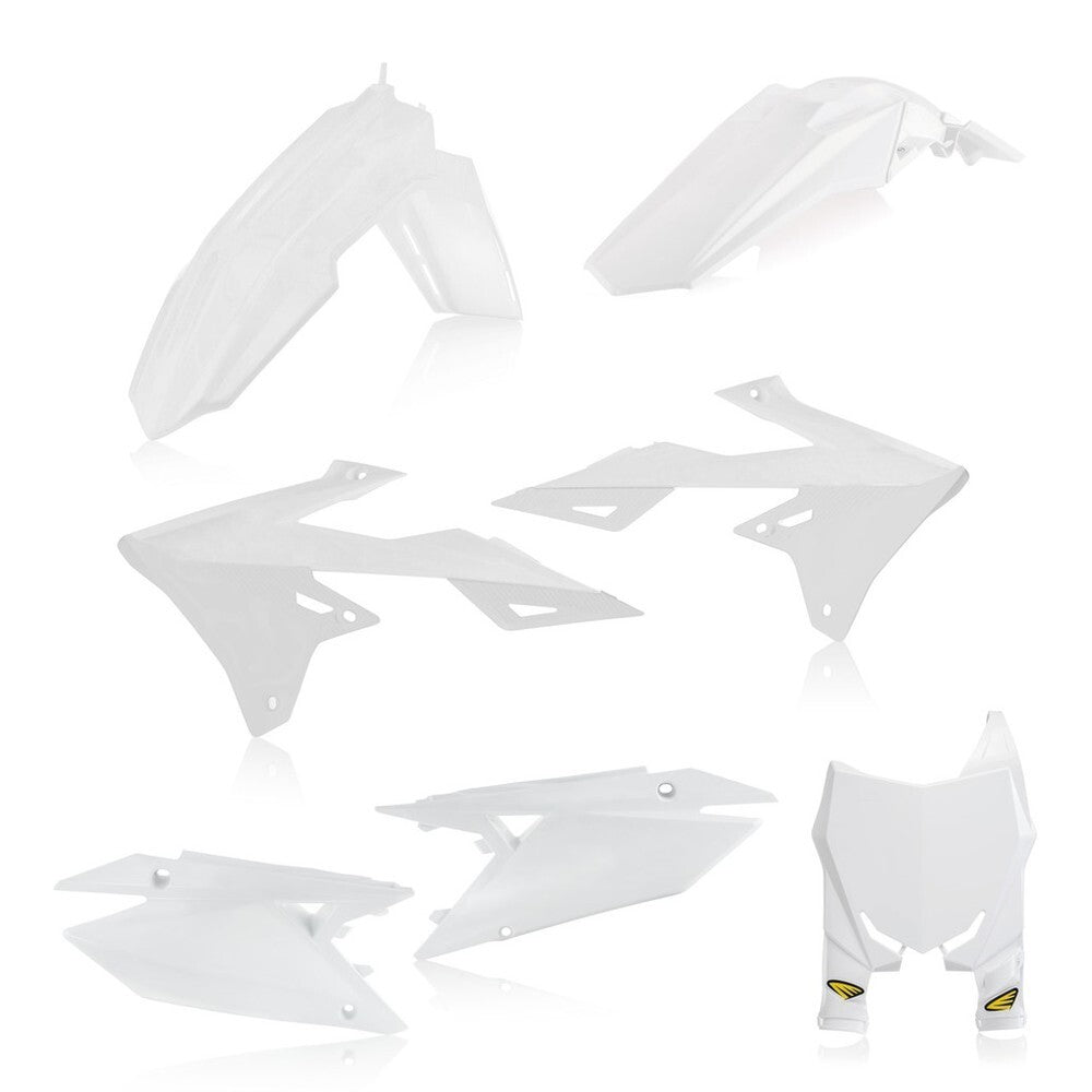 Cycra 5 Piece Replica Plastics Body Kit White for Suzuki RMZ250 19-20/RMZ450 18-20