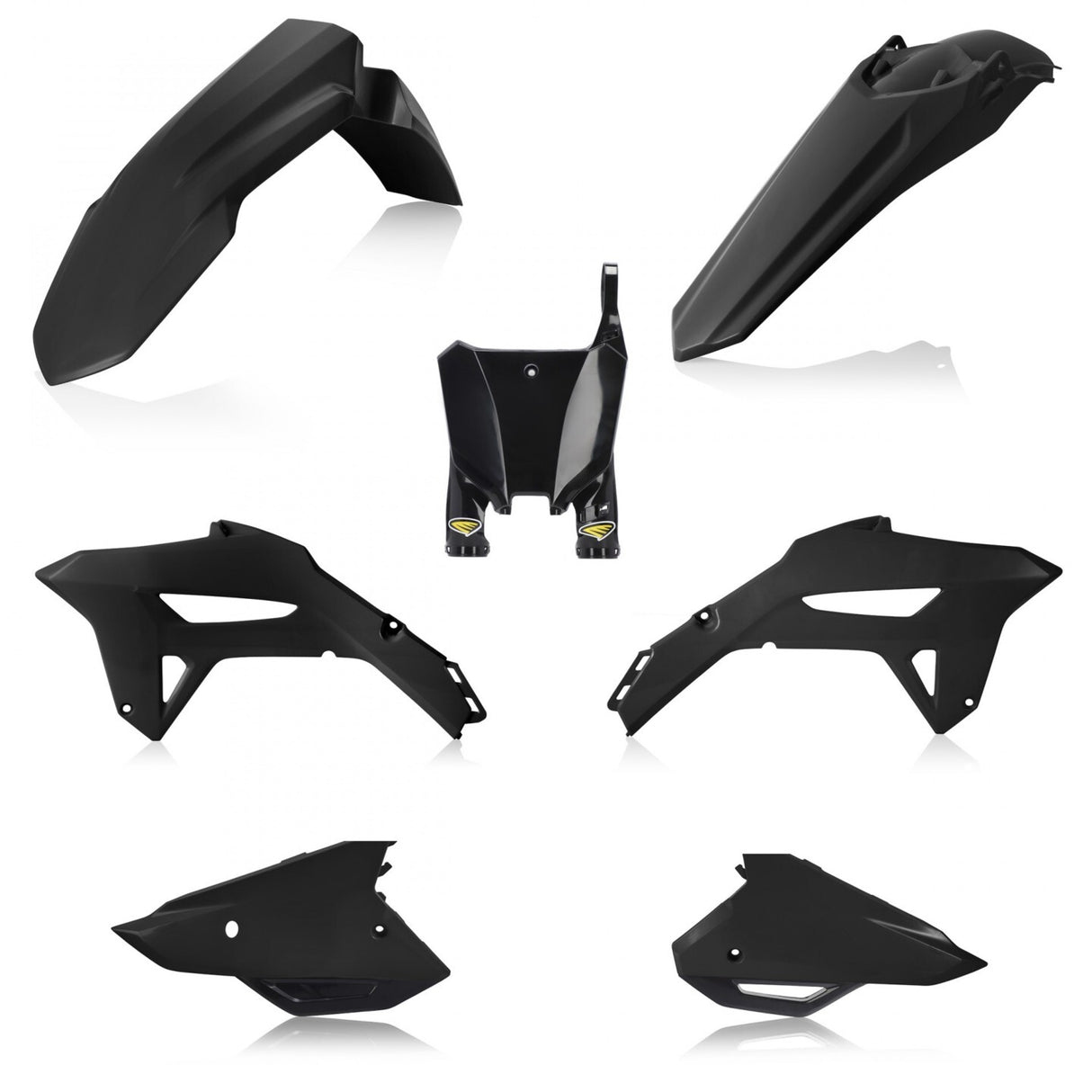 Cycra 5 Piece Replica Plastics Body Kit Black for Honda CRF450RX 2021