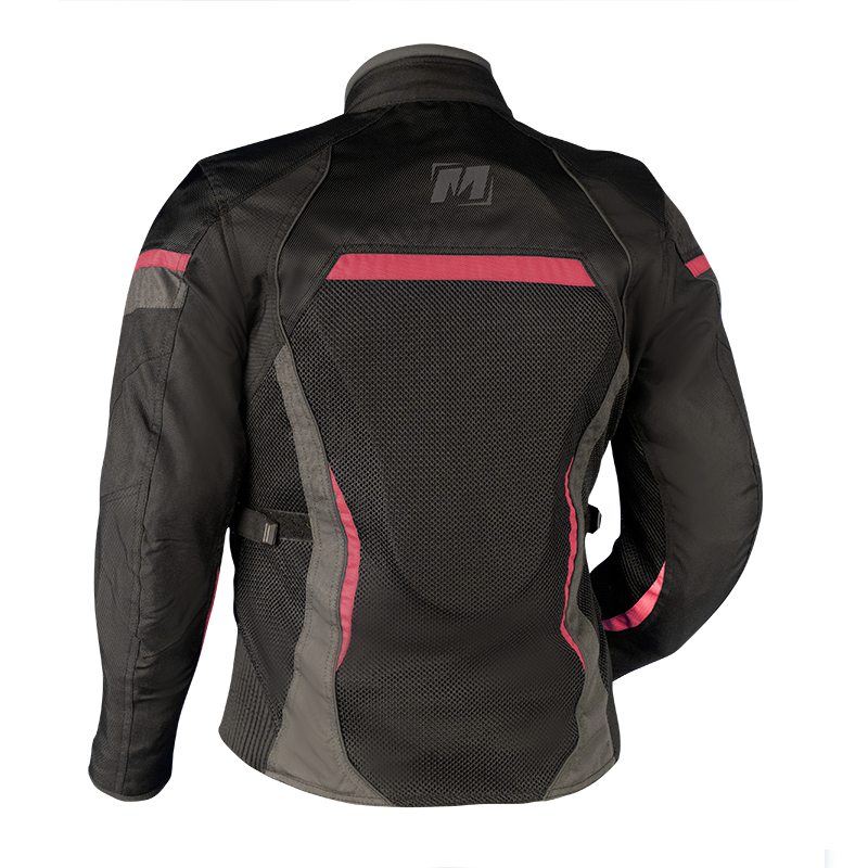 MotoDry Clio Black/Magenta Textile Womens Jacket