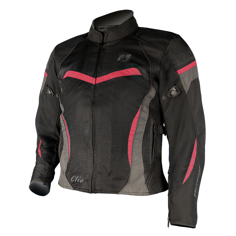 MotoDry Clio Black/Magenta Textile Womens Jacket