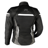 MotoDry Clio Black/White Textile Womens Jacket