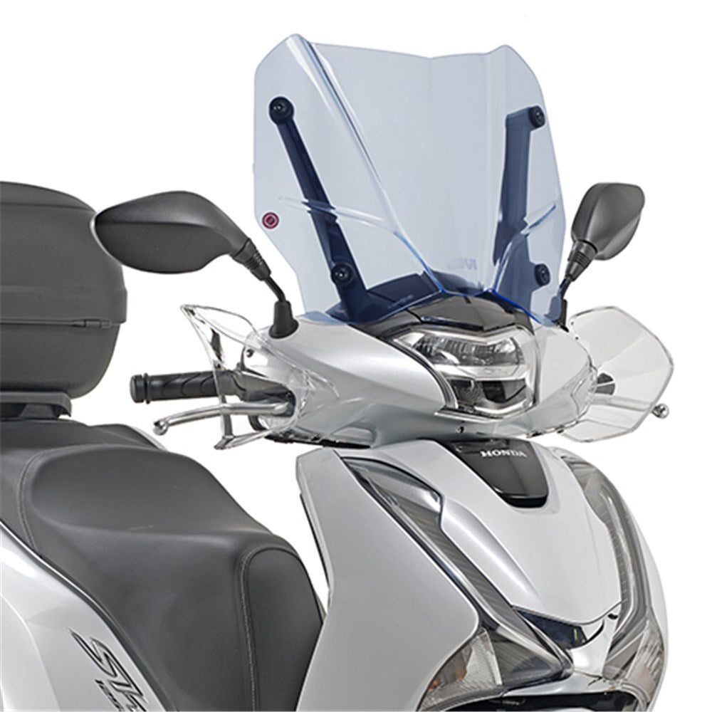 Givi D1155BL Ice Blue Windshield 36.5 x 45cm for Honda SH 125i-150i 17-19