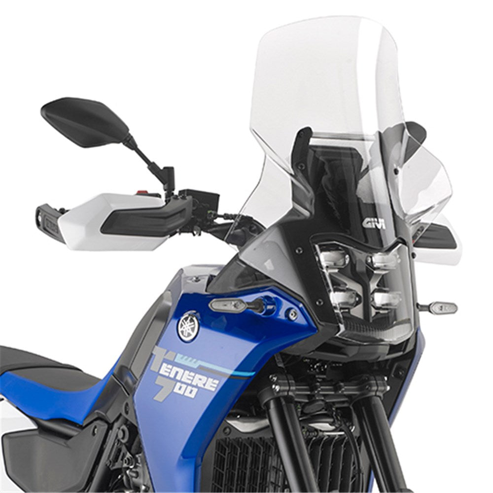 Givi D2174ST Clear Windshield 43.5 x 44.5cm for Yamaha Tenere 700/Tenere 700 Rally 25-Up