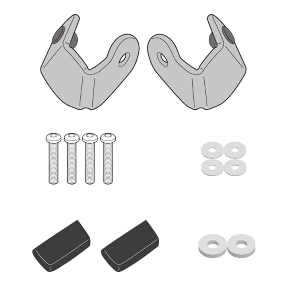 Givi D5132KIT Windshield Mounting Kit for BMW C 400 GT 19-24 w/5132DT  Windshields