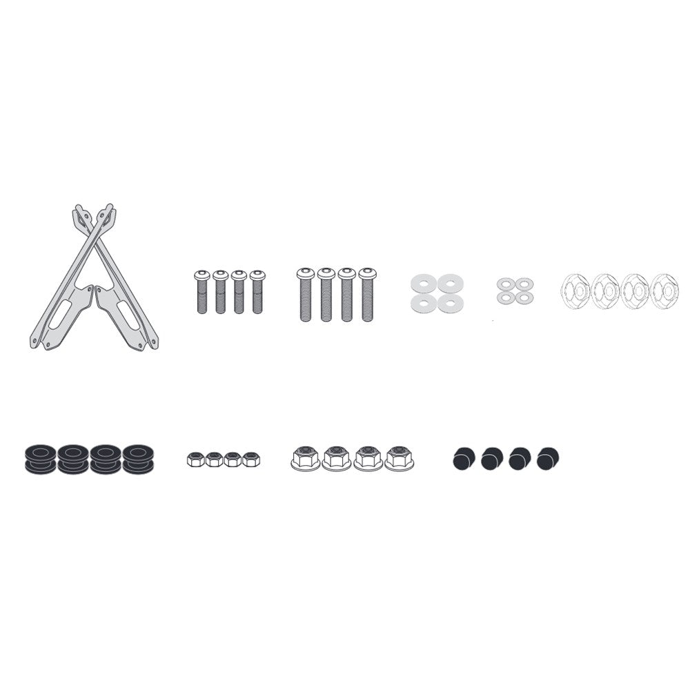 Givi D5142KIT Windshield Mounting Kit for BMW CE 04 22-25 w/5142DT Windshields