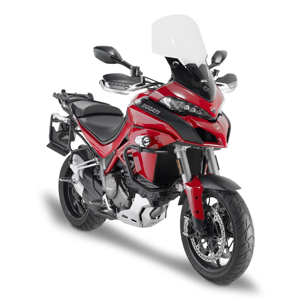 Givi D7406ST Clear Windshield 59 x 43cm for Ducati Multistrada 950 17-18/Multistrada 950 S 19-21/Multistrada 1200 15-18/Multistrada 1260 18-20
