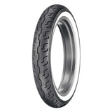 Dunlop D401 Wide White Wall Front Tyre 100/90-19 57H Tubeless