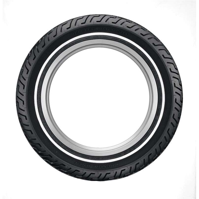 Dunlop D402 Single White Line Rear Tyre MU85-16 77H Tubeless