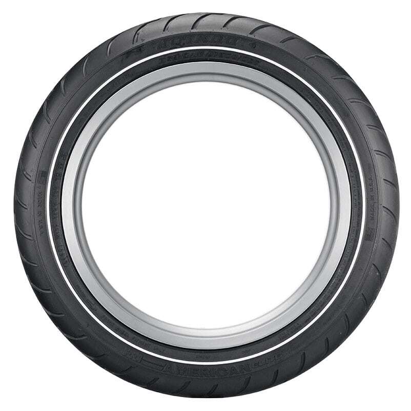 Dunlop American Elite Narrow White Wall Front Tyre MT90 B-16 72H Tubeless