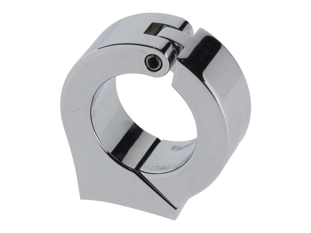 Dakota Digital DAK-BKT-3325 Cup Mounting Bracket Chrome for 1-1/4" Diameter Handlebars using Dakota 3-3/8" Gauge Cup