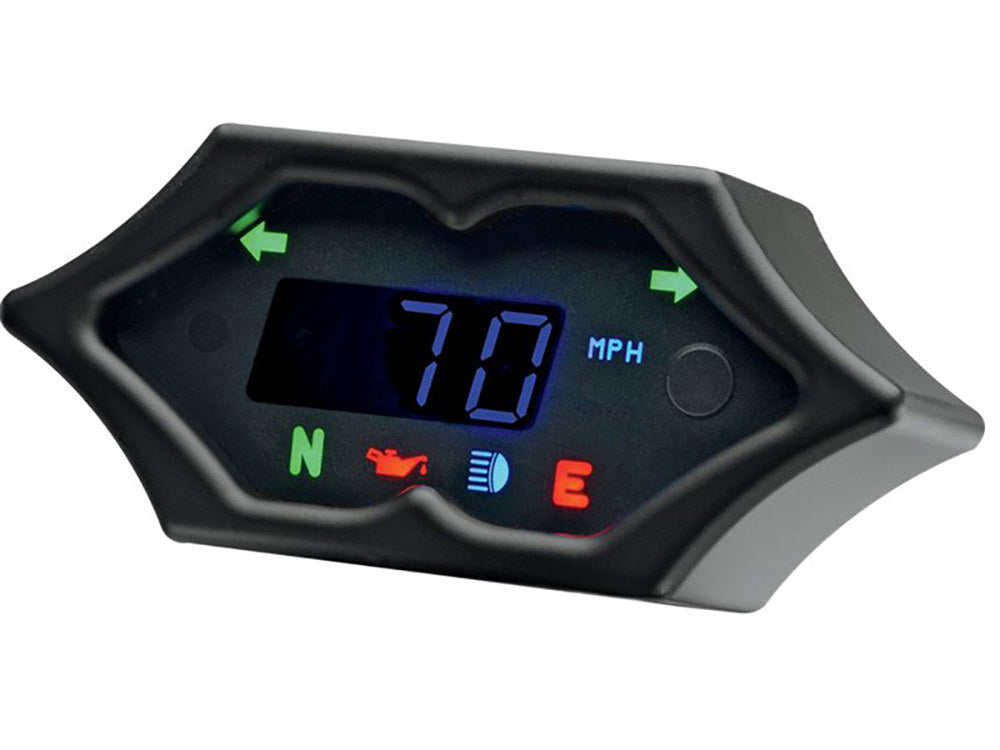 Dakota Digital DAK-MCL-5200-K 4-1/4" x 2" Spike KPH Speedometer Black