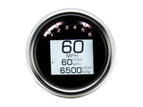 Dakota Digital DAK-MLX-3000 3-3/8" Round KPH Speedometer w/Tachometer Chrome for Dyna/Sportster 94-03