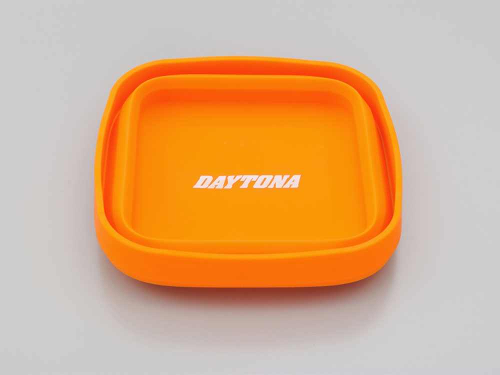 Daytona Parts Co DAY-31022 Collapsible Silicone Tray w/Magnetic Base Square