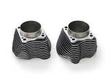 Daytona Parts Co DAY-81675 4.250" Bore Cylinder Head Set Black w/Highlighted Fins for Harley-Davidson Softail 18-24/Touring 17-23 Models