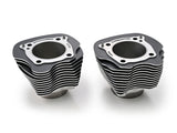 RSS DAY-81675-KB596 128ci Big Bore Kit w/Highlighted Fins Black (Includes KB 11.7:1 Compression Piston Kit) for Harley-Davidson Milwaukee-Eight 17-Up w/114ci or 117ci Engine