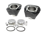 RSS DAY-81675-M5111 128ci Big Bore Kit w/Highlighted Fins Black (Includes CP Carrillo 11.5:1 Compression Piston Kit) for Harley-Davidson Milwaukee-Eight 17-Up w/114ci or 117ci Engine