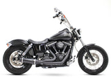 D&D Exhaust DD592Z-31B Bob Cat 2-1 Exhaust Black w/Black Sleeve Muffler for Dyna 06-17