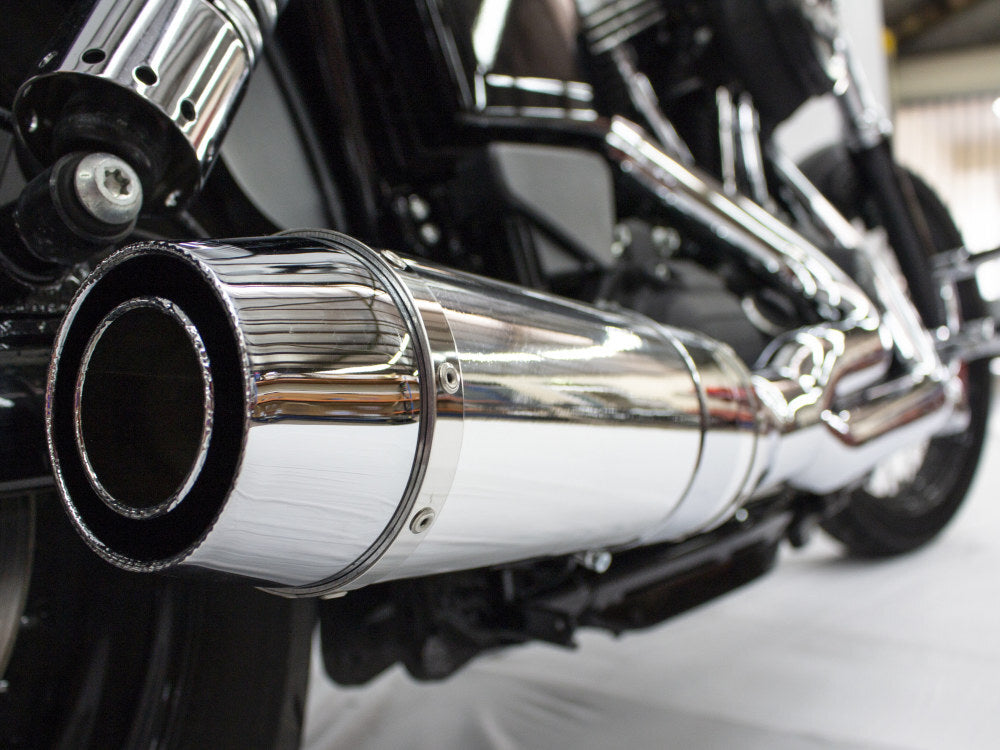 D&D Exhaust DD592Z-32A Bob Cat 2-1 Exhaust Chrome w/Aluminium Sleeve Muffler for Dyna 06-17