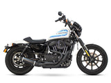 D&D Exhaust DD615Z-31B Bob Cat 2-1 Exhaust System Black w/Black Satin Sleeve Muffler for Sportster 04-21