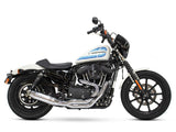 D&D Exhaust DD615Z-32A Bob Cat 2-1 Exhaust Chrome w/Aluminuim Sleeve Muffler for Sportster 04-21