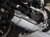 D&D Exhaust DD615Z-32A Bob Cat 2-1 Exhaust Chrome w/Aluminuim Sleeve Muffler for Sportster 04-21