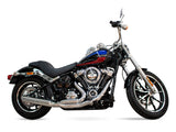 D&D Exhaust DD635N-32F Low Cat 2-1 Exhaust Chrome for Harley-Davidson Softail 25-Up Models Non-240 Tyre Models