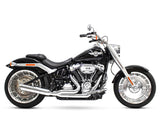 D&D Exhaust DD639Z-32F Low Cat 2-1 Exhaust Chrome for Breakout/Fat Boy 18-Up/FXDR 19-Up