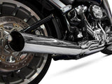 D&D Exhaust DD639Z-32F Low Cat 2-1 Exhaust Chrome for Breakout/Fat Boy 18-Up/FXDR 19-Up