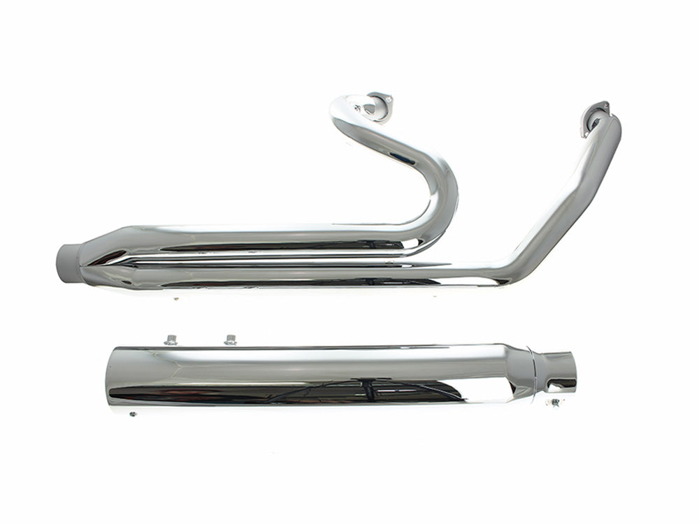 D&D Exhaust DD654Z-32T Billet Cat 2-1 Exhaust Chrome for Harley-Davidson CVO Touring 23-Up/Street Glide/Road Glide 24-Up/Touring 25-Up