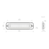 Denali B6 LED Brake Light Module w/6 LEDs Red 12V