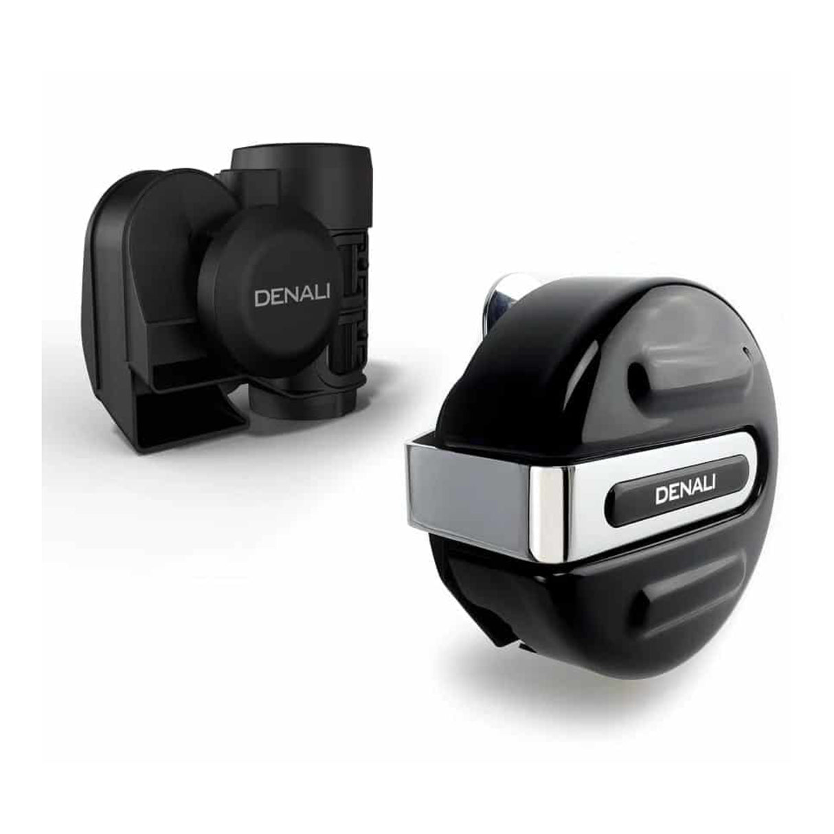 Denali SoundBomb V-Twin Dual-Tone Air Horn w/Cover Chrome