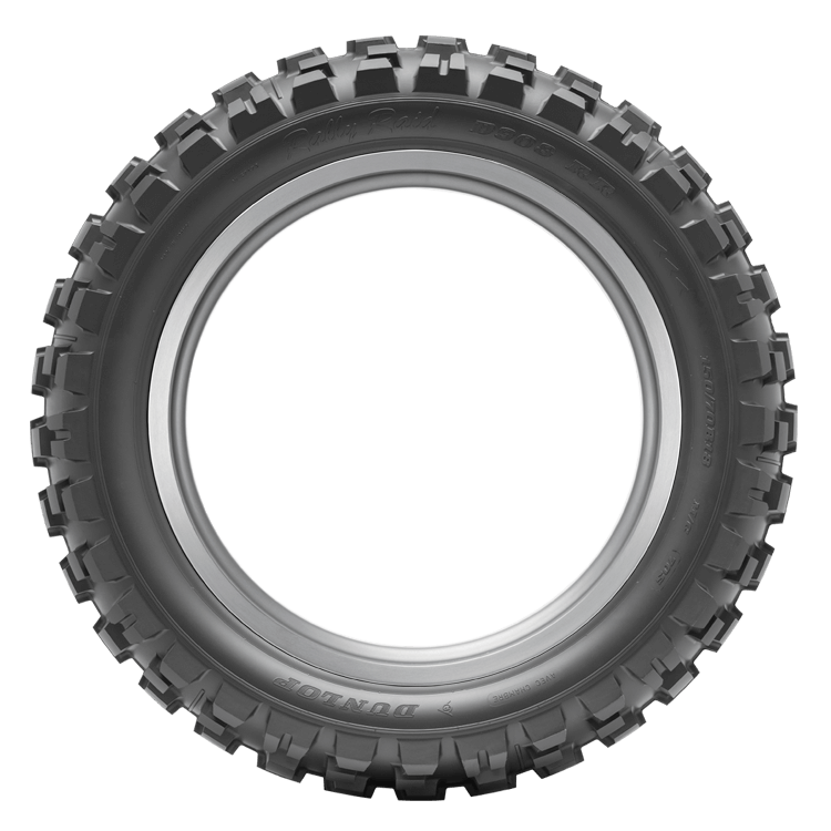 Dunlop D908RR Rally Raid Street Legal Knobby Rear Tyre 140/80-18 Tube Type