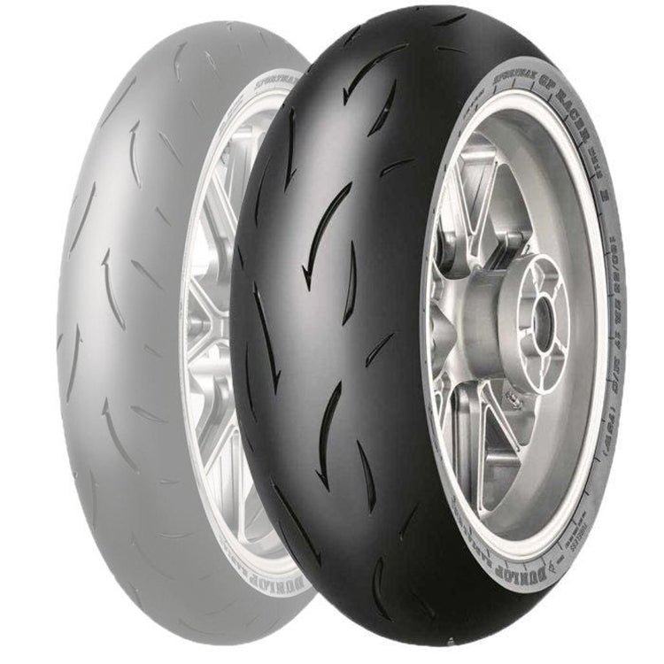 Dunlop D212 GP Racer Rear Tyre 180/55 ZR-17 E Tubeless