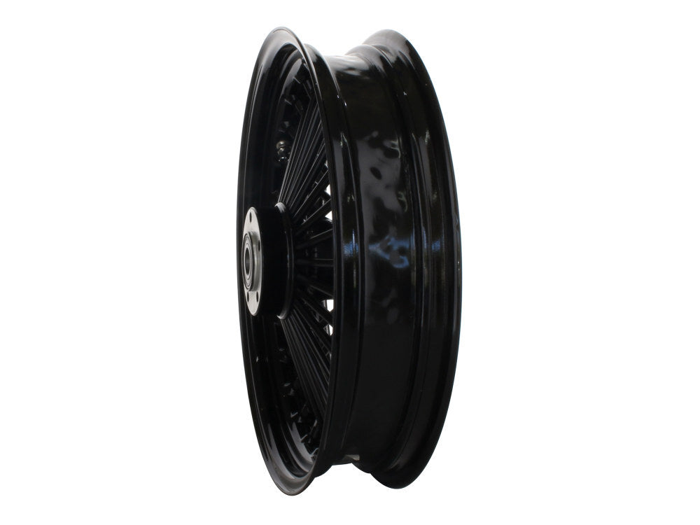 DNA Specialty DNA-16342342A-AB 16" x 3.5" Mammoth Fat Spoke Rear Wheel Gloss Black for Softail 11-Up